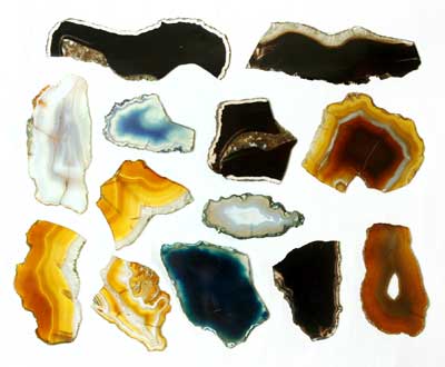 Manufacturers Exporters and Wholesale Suppliers of Agate Slice New Delhi Gujarat